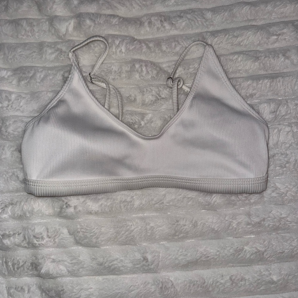 White bikini top